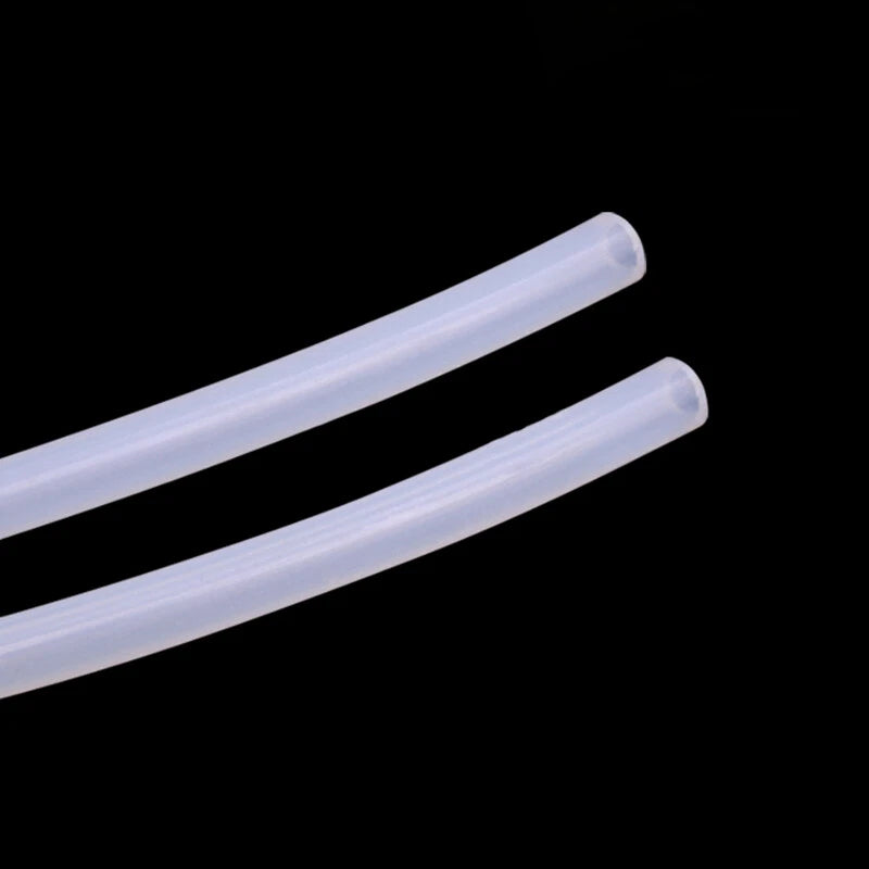 Food Grade Silicone Tubing 3mm ID x 6mm OD — Clear Flexible Hose for Beer, Milk & Liquid Transfer