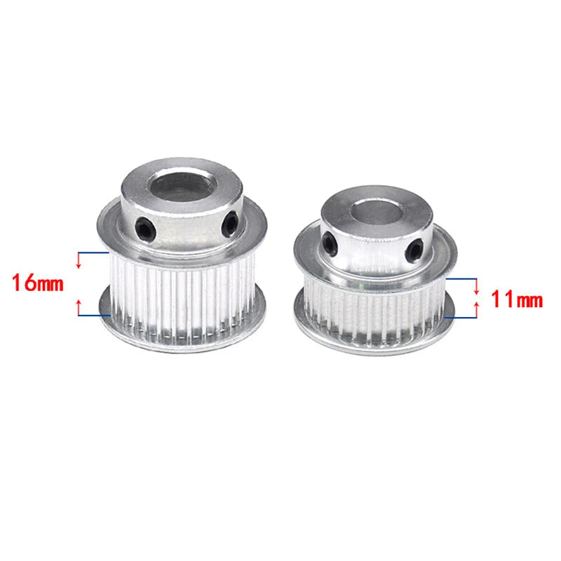 3M Timing Belt Pulley 20-38 Teeth BF/K Type Synchronous Wheel Bore 4mm-19mm