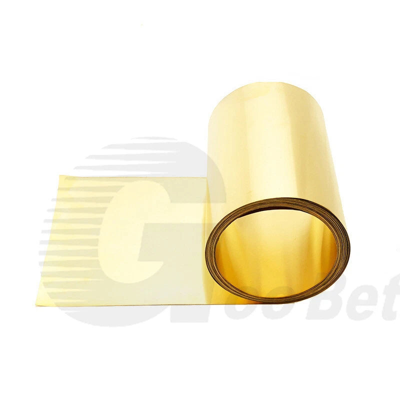 Brass Sheet Roll Metal Foil Strip 0.4mm Thick 10-300mm Width 500mm 1000mm Length
