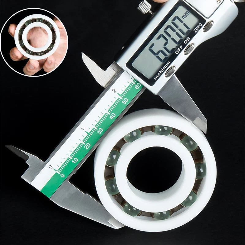 Pom Plastic Bearing-RS Deep Groove Ball Bearings Roller Bearings I.D:8mm-12mm
