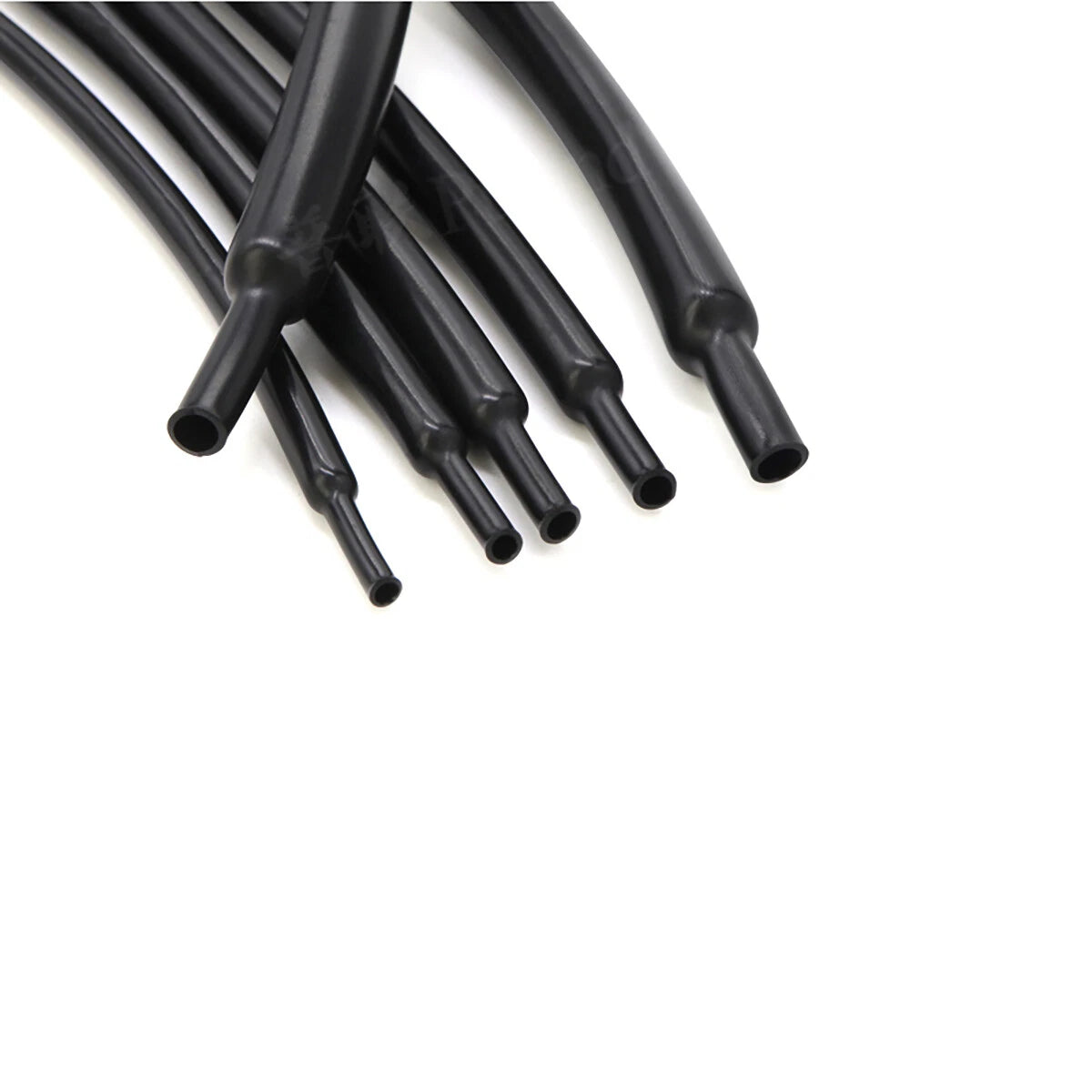 Black Heat Shrink Tubing 2:1 — φ1mm to φ25mm, Electrical Wire Sleeving