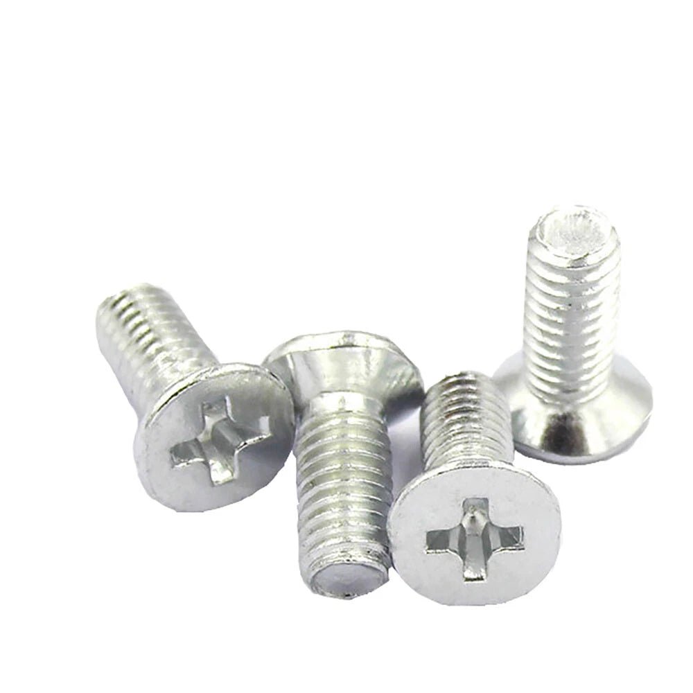 M5 Countersunk Head Phillips Machine Screws | Zinc Plated | Flat Head | 8–20mm - HomeDIYer