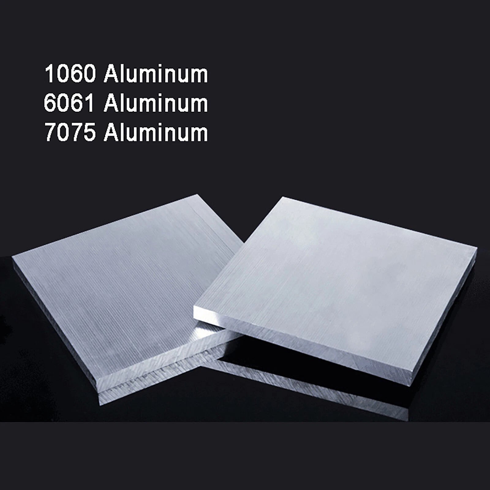 10pcs Aluminium Sheet Plate 7075 Alu Board | Thick 4mm | 100x100mm Wide