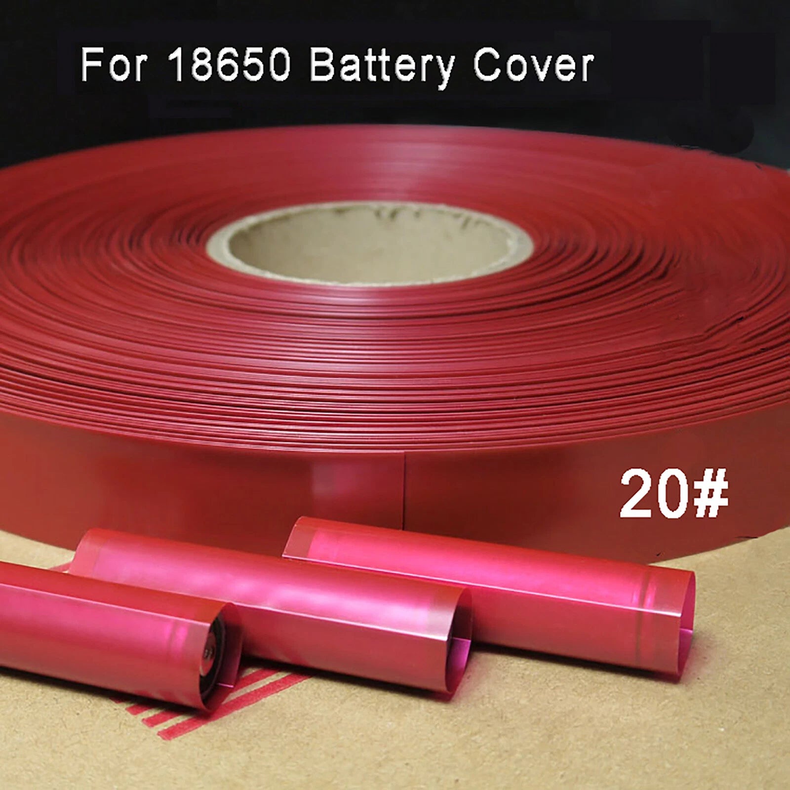PVC Heat Shrink Tubing 29.5mm Flat Width (Ø18.8mm Recovered) — 22 Colors, 1m–200m