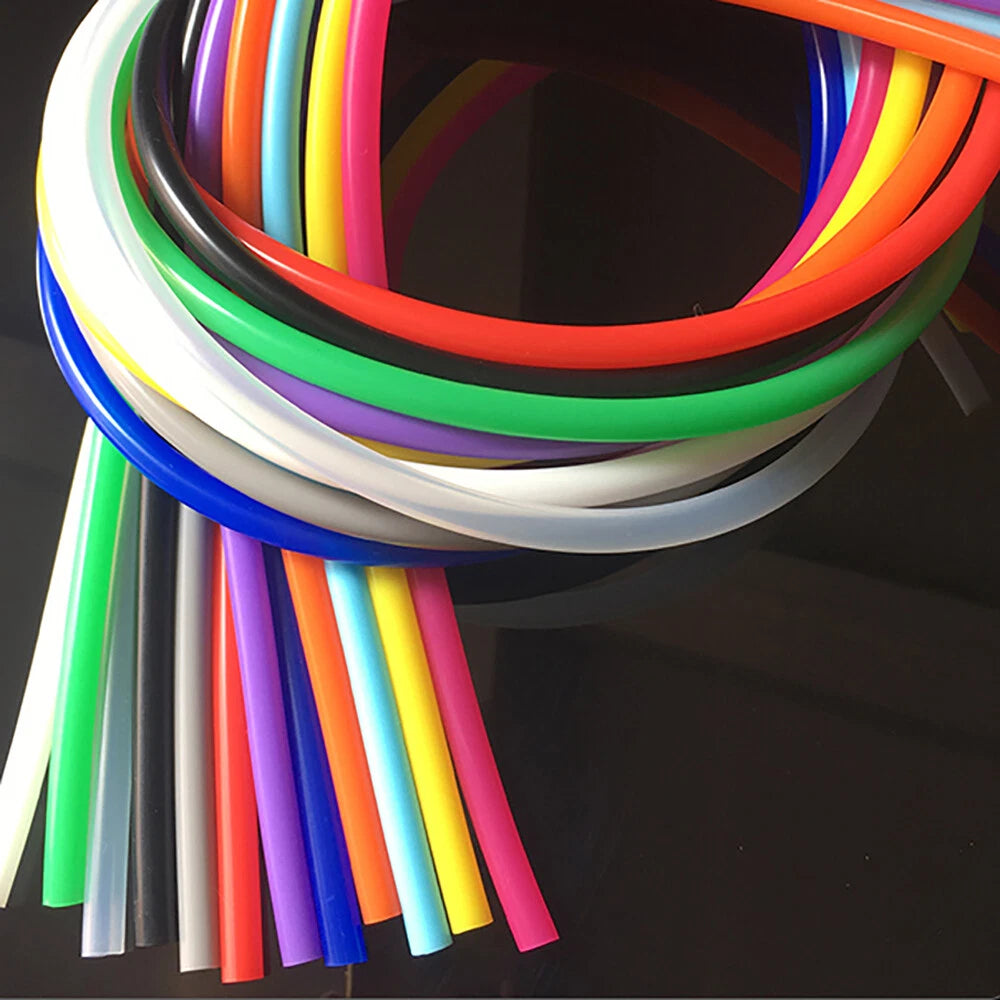 5mm x 8mm Food Grade Color Silicone Tube Flexible Tubing Hose Pipe Soft Rubber