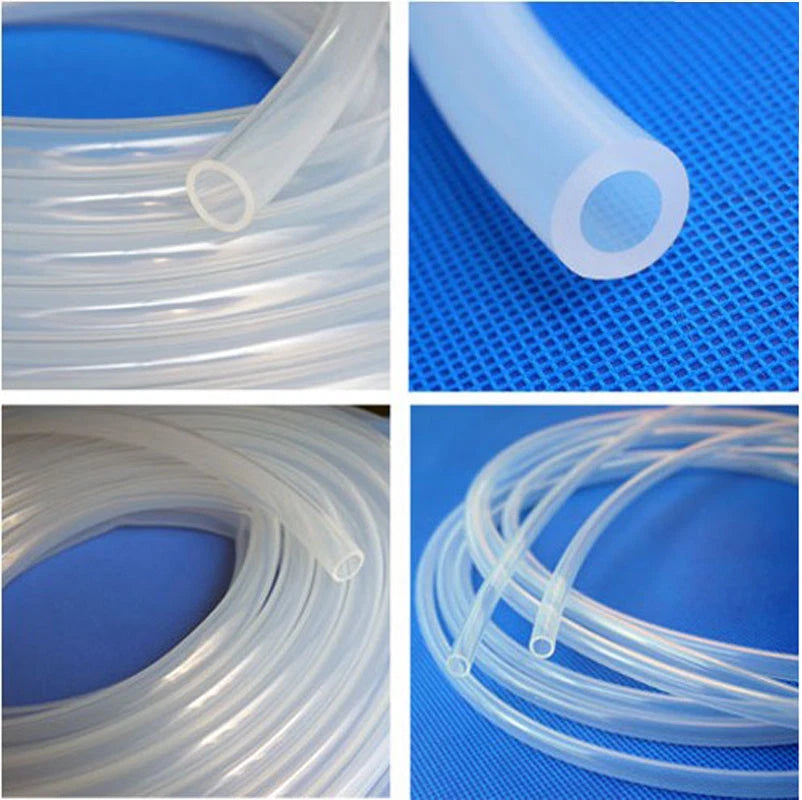 Clear Silicone Tube Food Grade Flexible Hose – ID 2mm to 15mm, Cut to Length