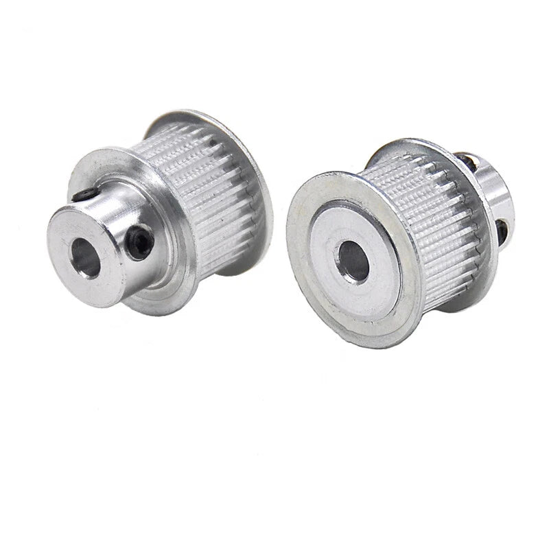 2GT Timing Belt Pulley 16-48 Teeth BF/K Type Synchronous Wheel Bore 4mm-14mm