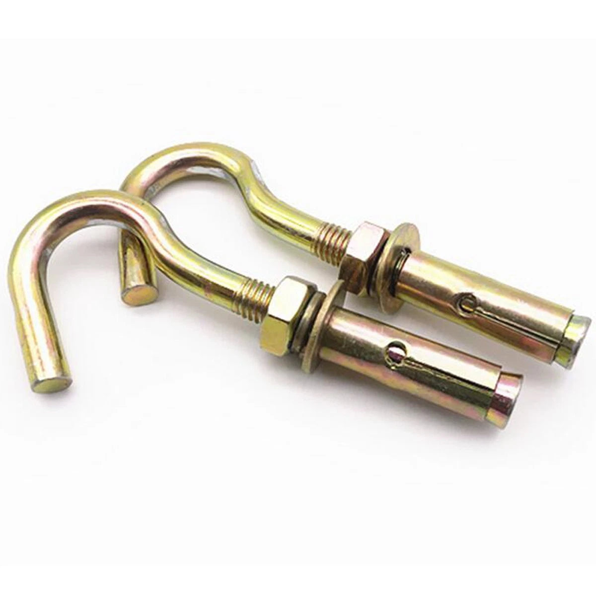 M6–M12 Hook Eye Bolt Wall Anchor Expansion Bolts – Color Zinc Plated