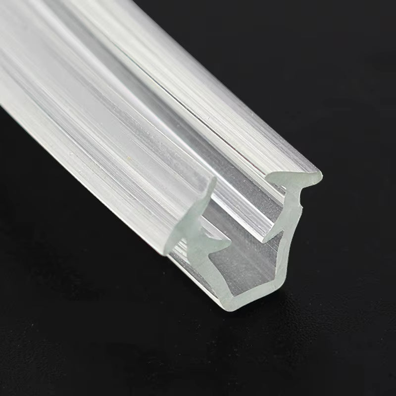 1m Rubber Door Window Sealing Strip Weather Stripping Soundproof Waterproof Tape For 5mm Sliding Window Slot Glass Fixing Clamp - HomeDIYer