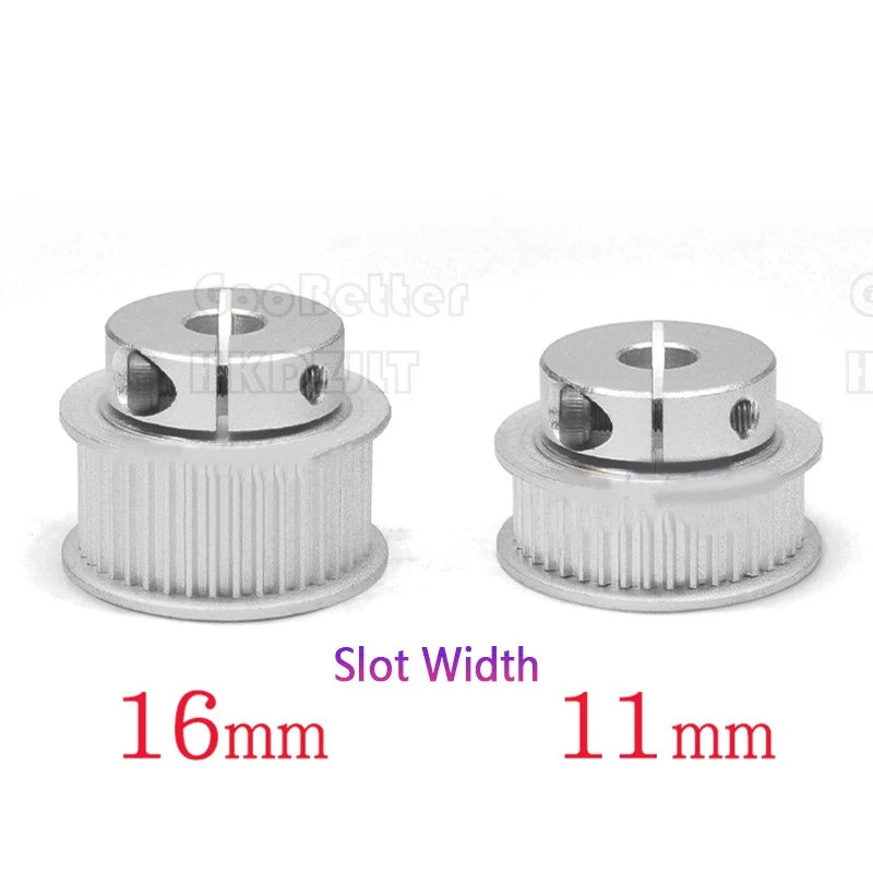 S3M Timing Belt Pulleys 20-60 Teeth 5-20mm Bore Synchronous Wheel Printer Clamp