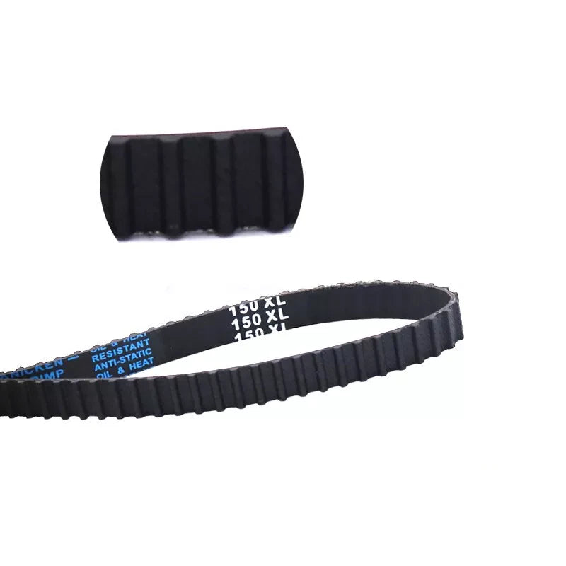 XL Rubber Timing Belt 10mm Wide — Close Loop Drive Belt (68mm–200mm)