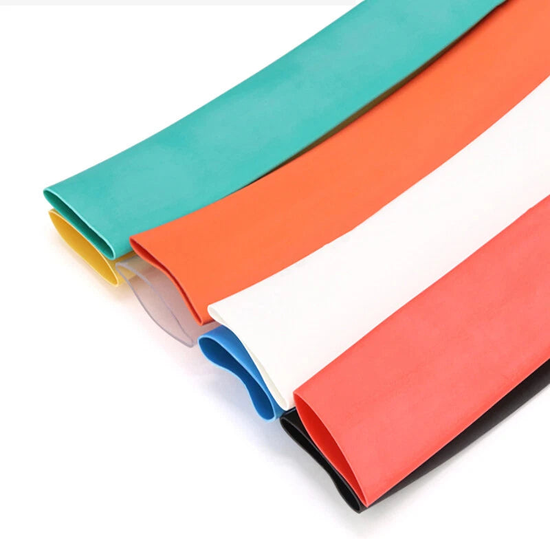 2:1 Ratio Heat Shrink Tubing — 12 Colors, 1mm–210mm Diameter, 1m/2m/5m