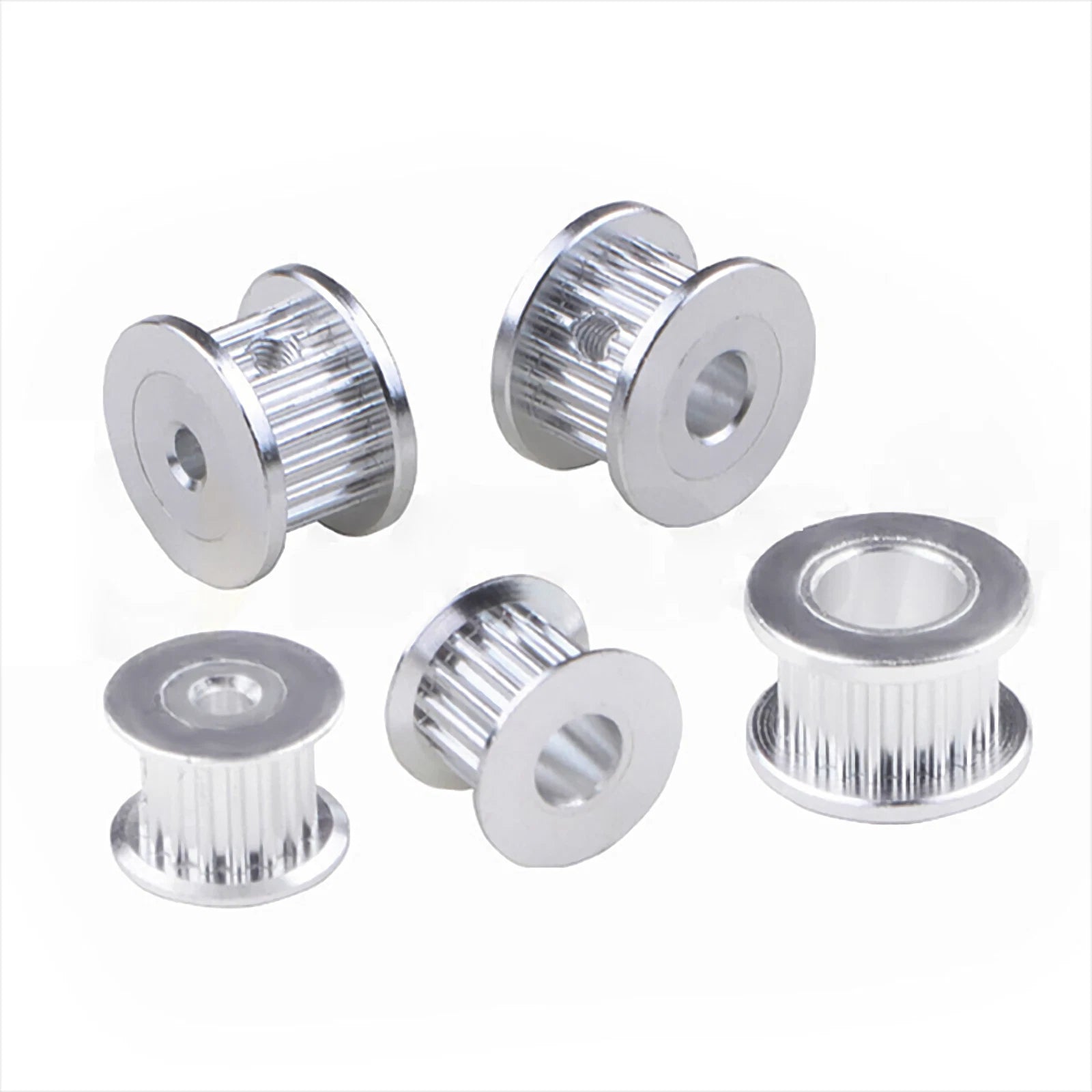 GT2 Timing Belt Pulley 20T - 80T Bore 4mm-15mm (11mm Teeth Width) For 3D Printer