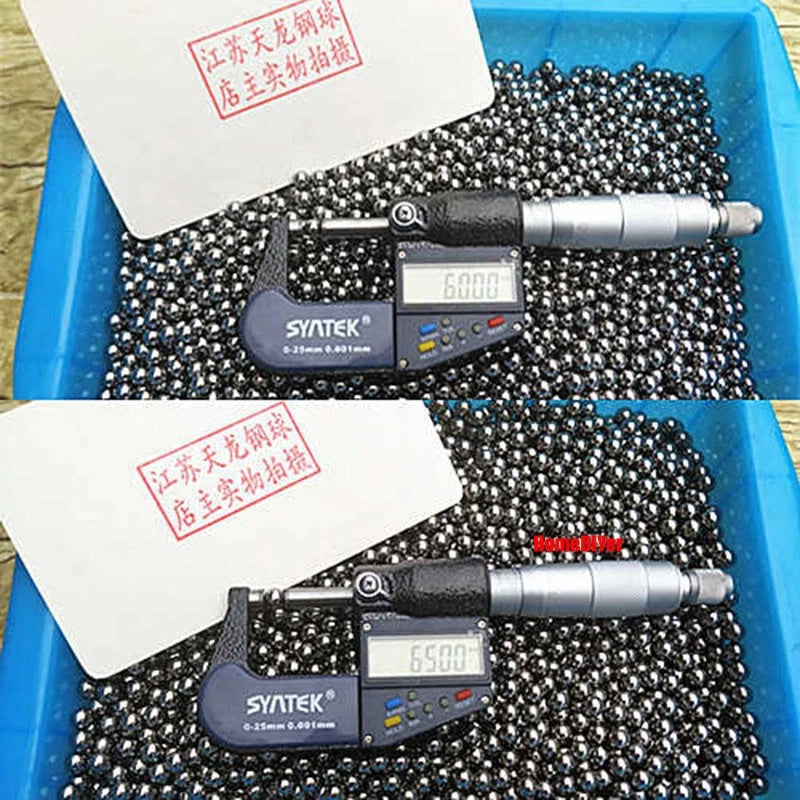 1kg High-Precision Steels Balls Solid Metal Bearings Ball Diameter 6.9mm-8.1mm