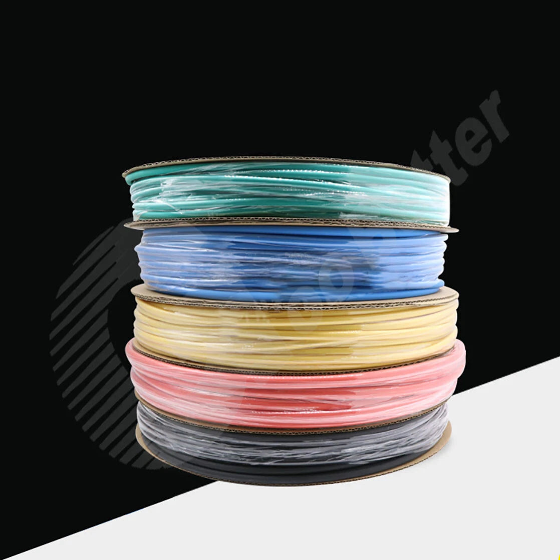 Heat Shrink Tubing 2:1 Ratio — Φ0.6mm to Φ1.5mm, 7 Colors, Polyolefin Wire Sleeving