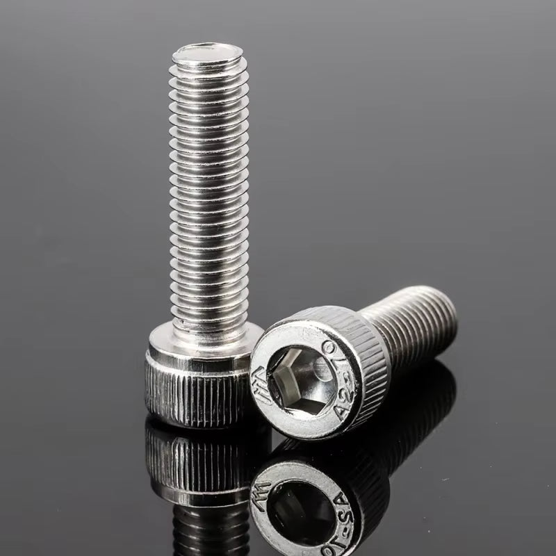 10 pcs Hexagon Hex Socket Cap Head Screw M3 M4 M5 Stainless Steel Allen Bolt DIN912 - HomeDIYer
