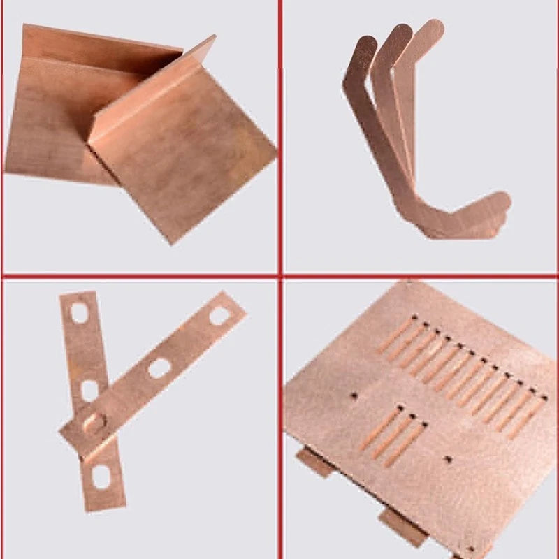 T2 Purple Copper Sheet Metal Copper Sheet Flat Plate Copper Foil Thick 0.8mm-5mm