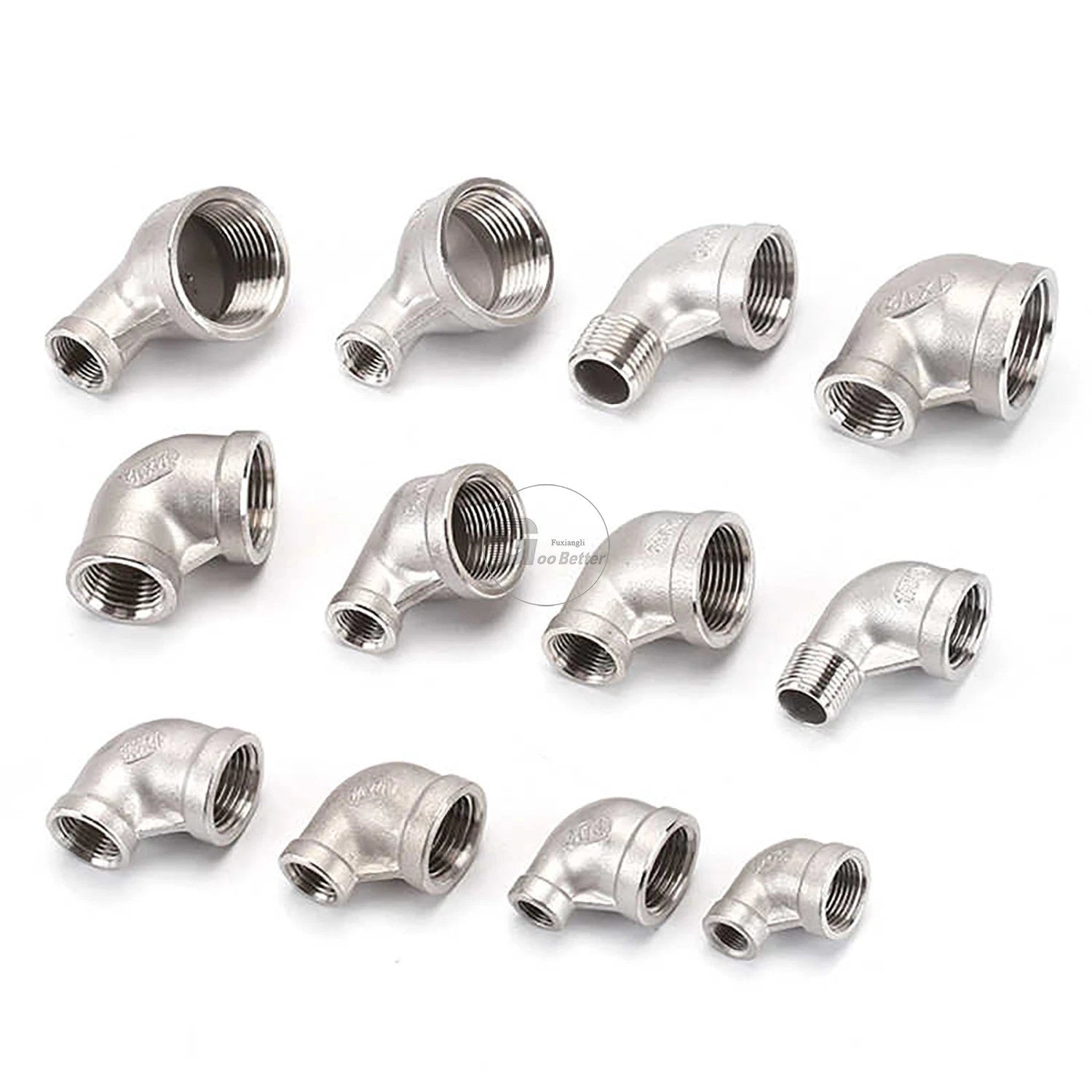 A2 Stainless Steel BSP Reducer Elbow Pipe Fittings | 1/8" to 4" Male Female