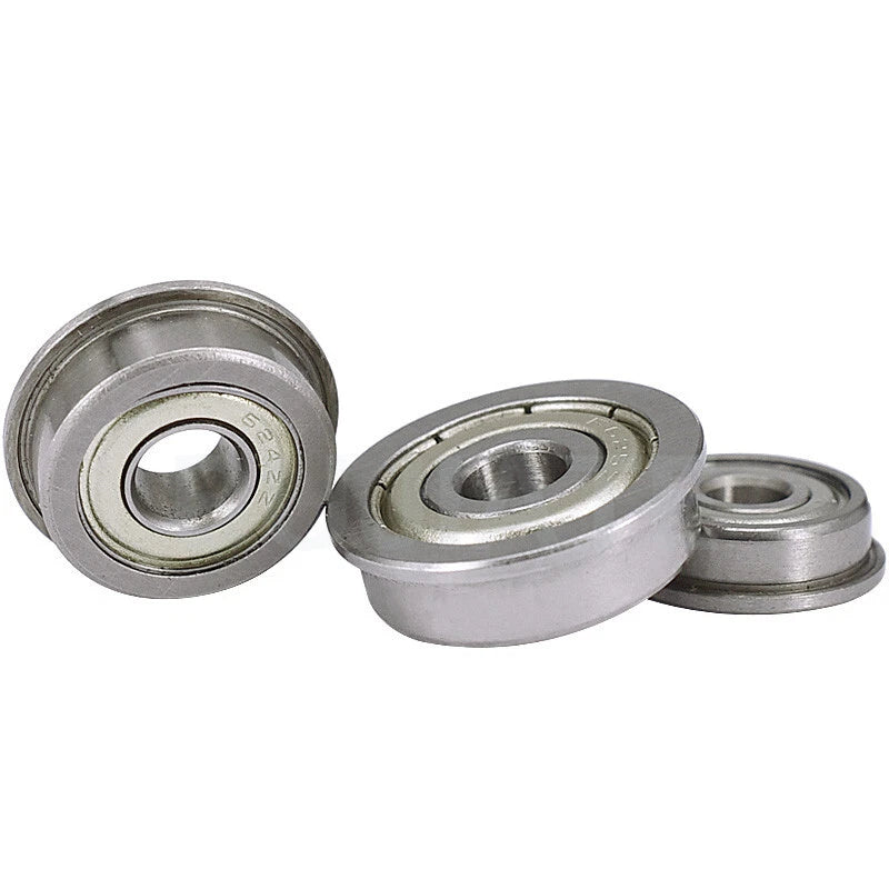 Flanged Miniature Bearings F604 - F695 ZZ Flange Deep Groove Ball Bearing