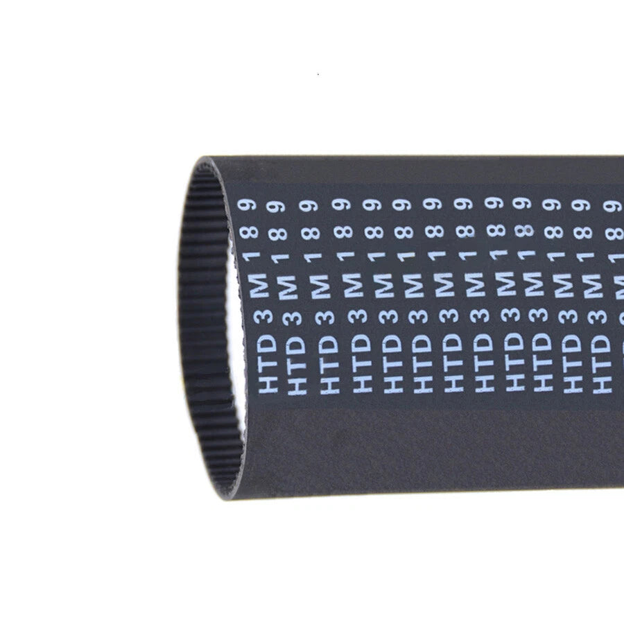 HTD 3M Closed Loop Timing Belt — 3mm Pitch, 10mm & 15mm Width, 87mm–354mm Perimeter