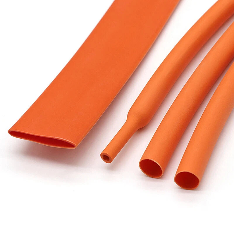 Orange Heat Shrink Tubing 2:1 — Wire Wrap Sleeving Ø 1mm to 40mm