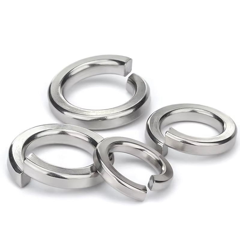 10Pcs Spring Lock Washers Metric Split Lock Washer Set,304 Stainless Steel Lock Washers for Screws Bolts - HomeDIYer