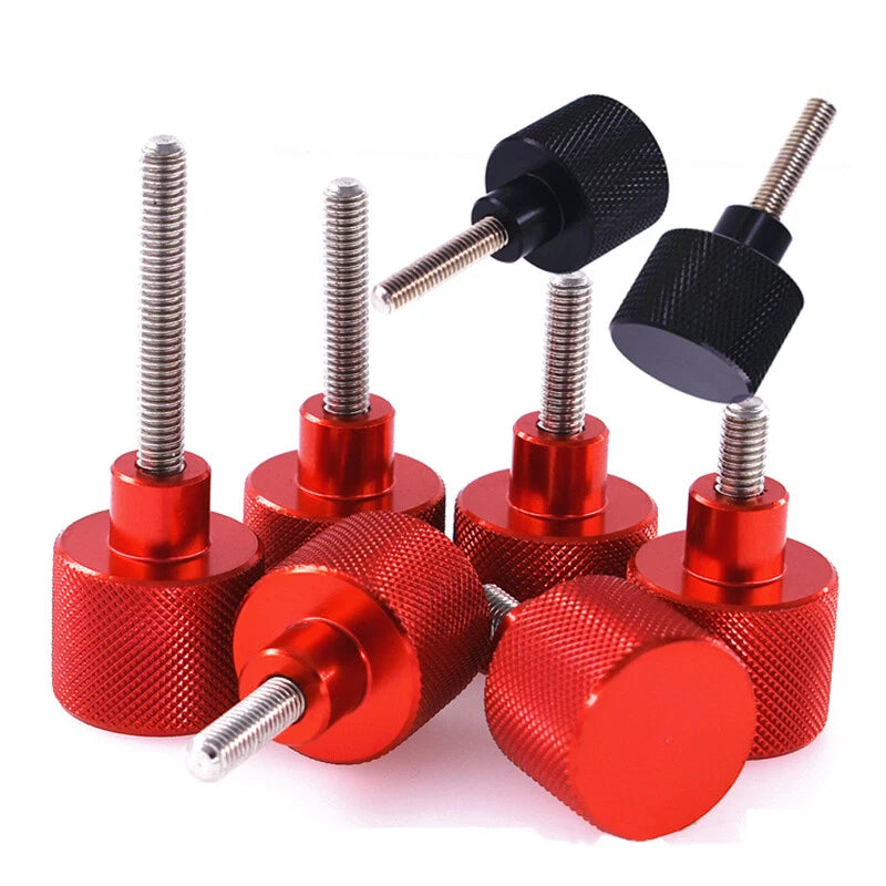 M10 Knurled Thumb Screws – Aluminium Handle + Stainless Steel Threaded Rod