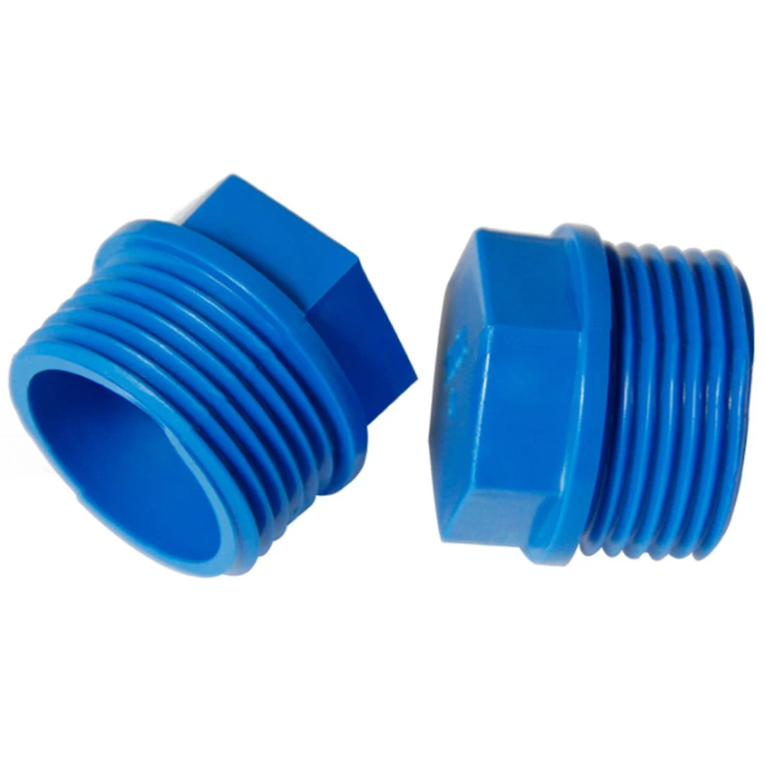 PVC Threaded Plug Male 1 2" 3 8" 1" BSP Pipe Fittings Pond Aquarium Threaded End