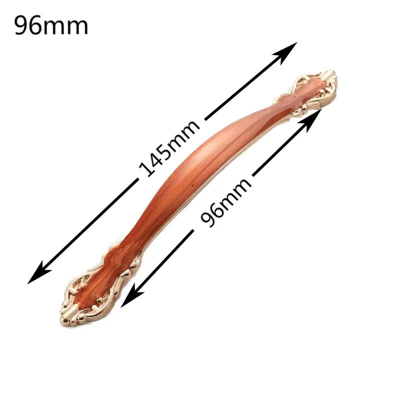 European Style Simple Zinc Alloy cabinet pulls 96 - 128mm Pull handle - HomeDIYer