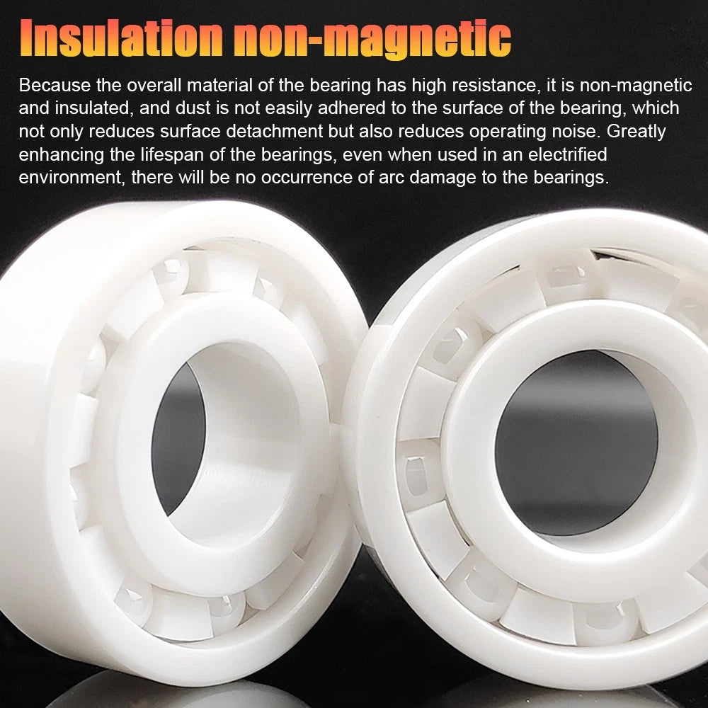 Full Ceramic Ball Bearings ZrO2 Zirconia White Premium - 16000 16001 16002 16013