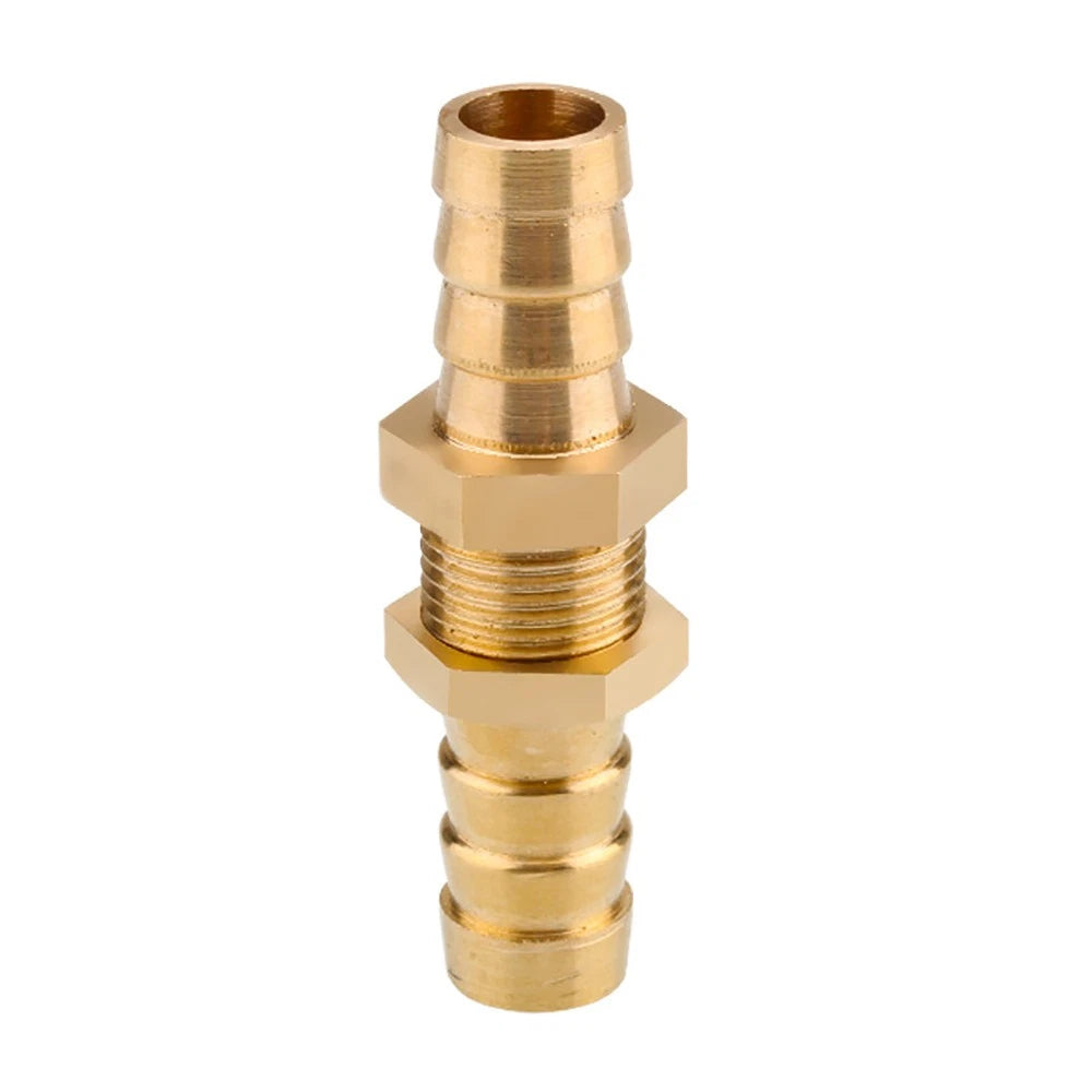 Copper Straight Hose Connector Double-Sided Female Thread