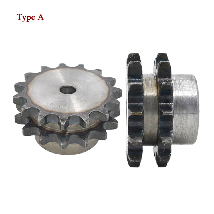 12A Sprocket Wheel 10~26T Roller Chain Sprockets Pitch 19.05mm 45#-A3# Steel