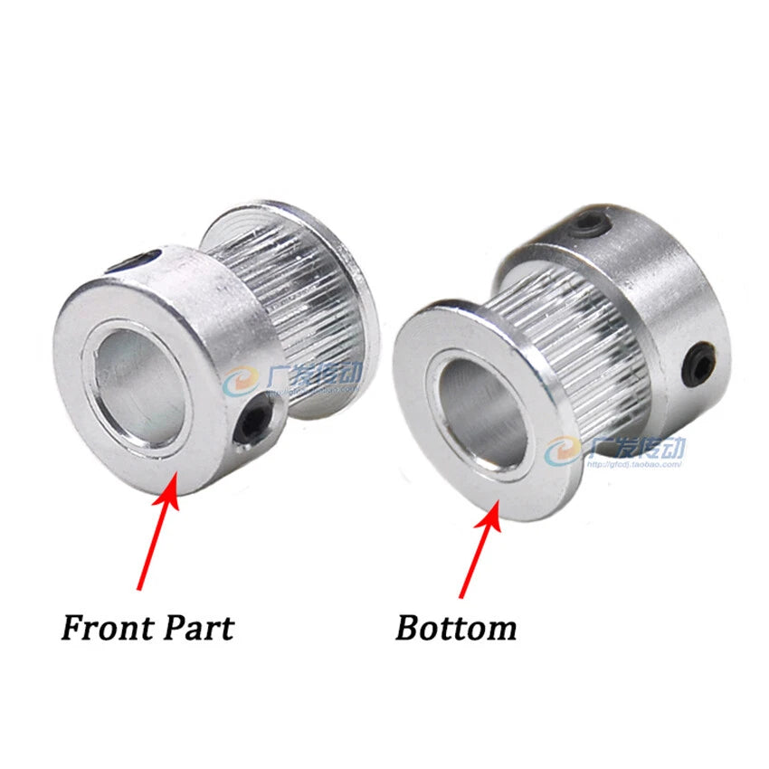 Timing Belt Pulley With Step S2M-42T-Bore 4mm For 10mm Wide Timing Belt 100pcs