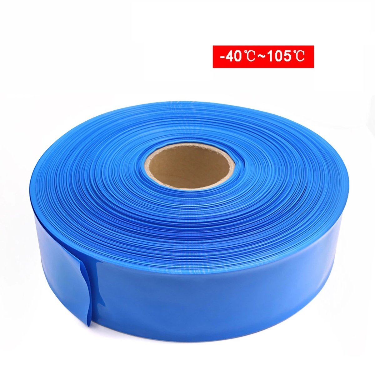 PVC Heat Shrink Tubing for RC Battery Packs — 9mm to 200mm Flat Width, Black Blue Clear - HomeDIYer