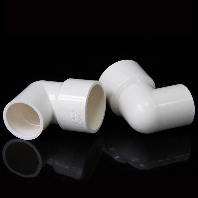 90° Elbow Pipe Reducing Connector PVC Fittings Adaptor 20 25 32 40-90mm