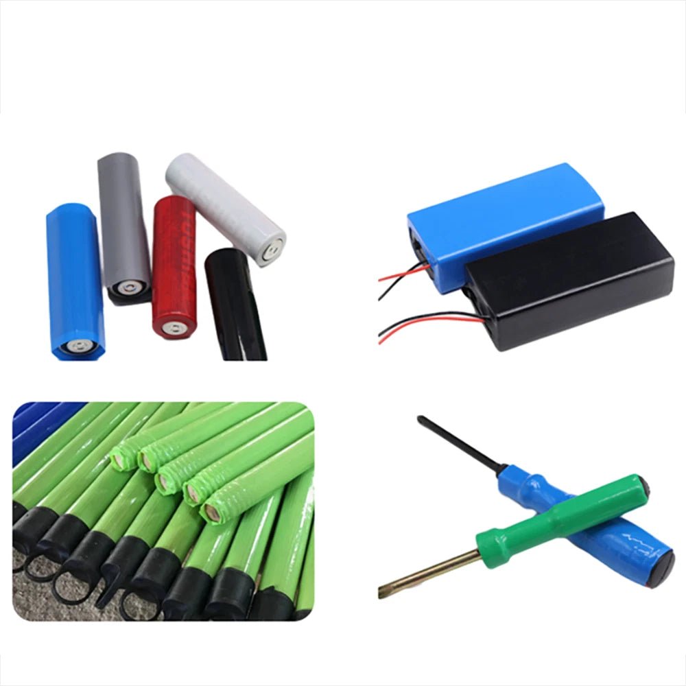 PVC Heat Shrink Tubing for Battery Wraps & Wire Insulation — 7mm to 85mm, 20+ Colors - HomeDIYer