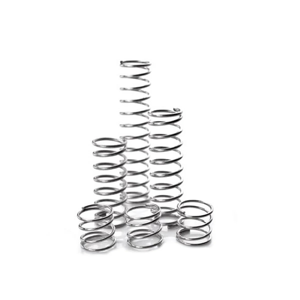 1000pcs Compression Spring A2 304 Stainless Steel Pressure Springs 0.4x3x10mm
