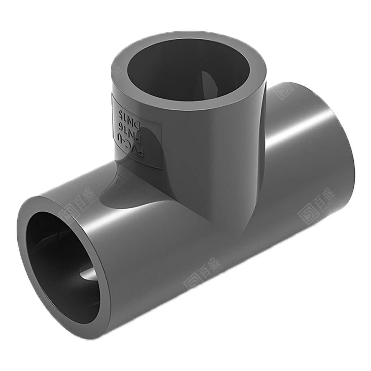 PVC Plumbing Fittings 45° Elbow-Straight-Tee Pipe Connector Solvent Weld