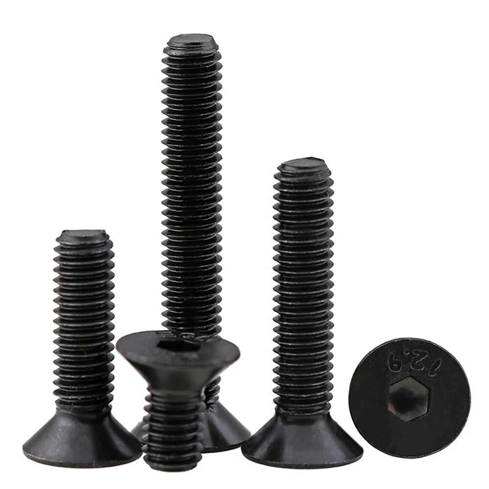 M12 Countersunk Bolts Allen Key Socket Screws DIN7991 High Tensile Grade 12.9