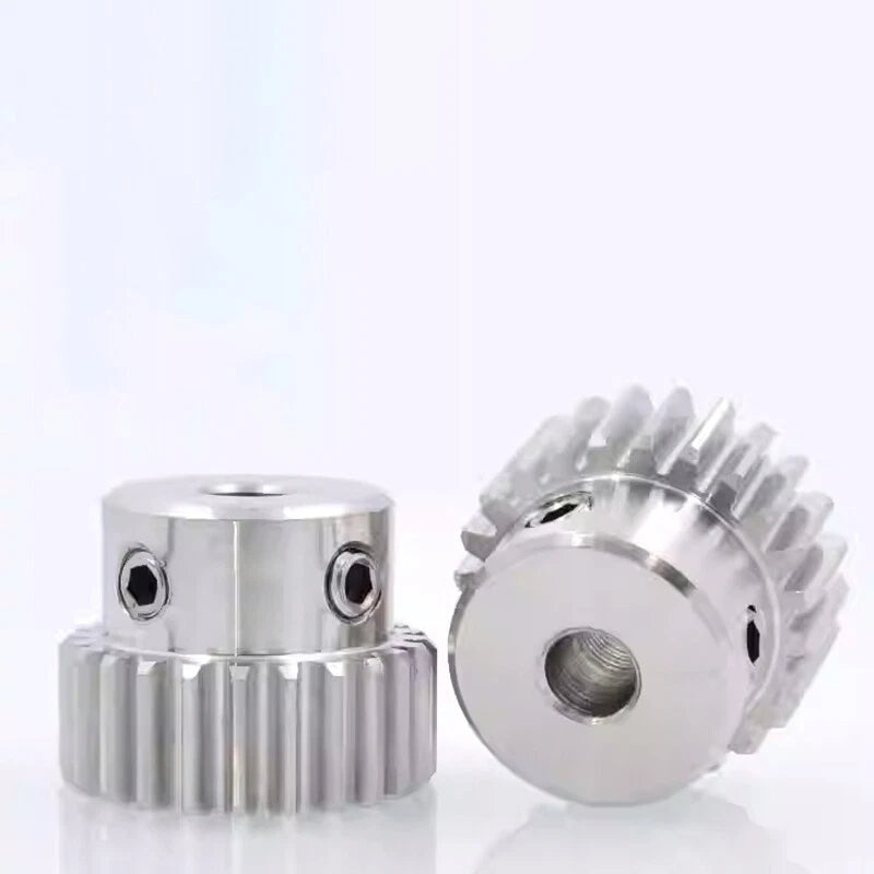 Spur Gears 1M Transmission Gear With Step Stainless Steel Motor Gear 32~50 Teeth