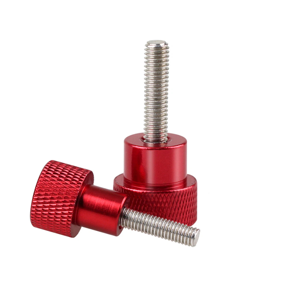 M6 Knurled Thumb Screw Aluminium Handle+Stainless Rod High Hand Grip Knob Screws