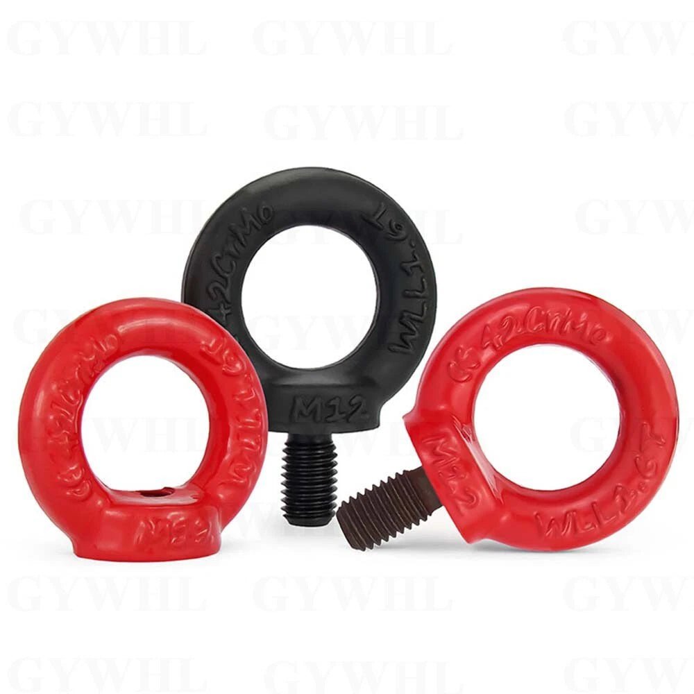 DIN 580 Lifting Eye Bolts & Nuts — G80 & 12.9 Manganese Steel, M6–M36 - HomeDIYer