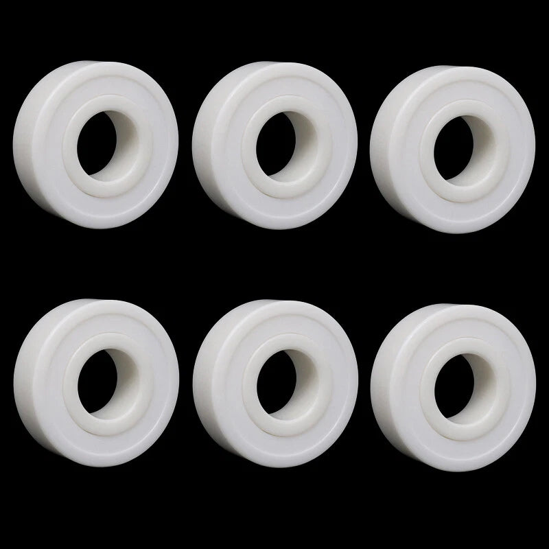 ZrO2 Ceramic Deep Groove Ball Bearing Double Shield 2RS Zirconia Roller Bearings