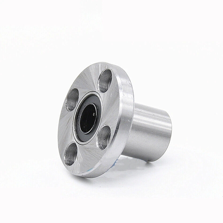 LMF6UU - LMF80UU Round Flange Router Shaft Linear Bushing Bearings Bore 6mm-80mm