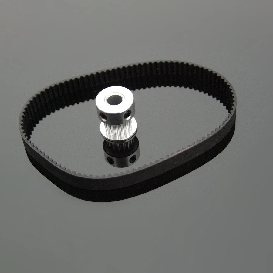 2GT Timing Belt Pulley 16T - 60T 2GT Transmission Belts 140-1220mm For CNC Motor