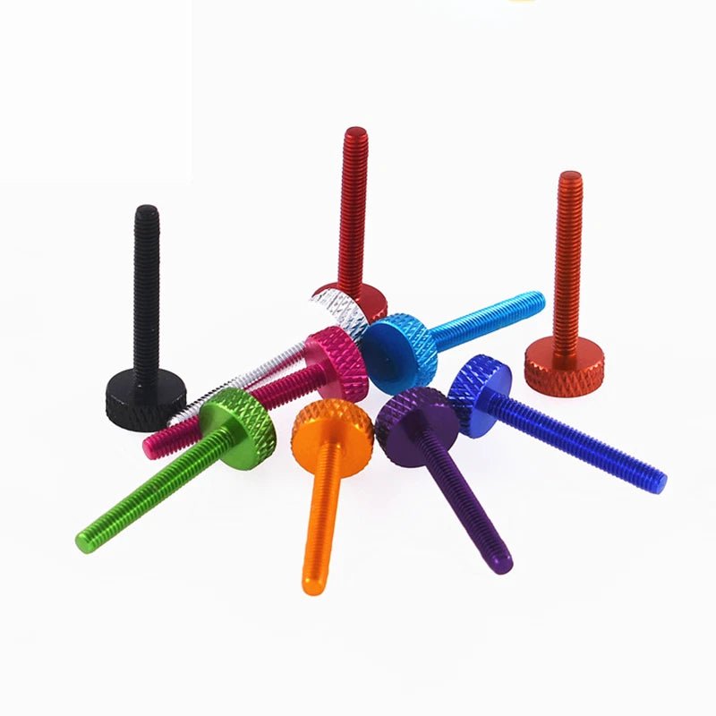 M3x25mm Aluminum Knurled Thumb Screws Anodized 10 Colors - HomeDIYer