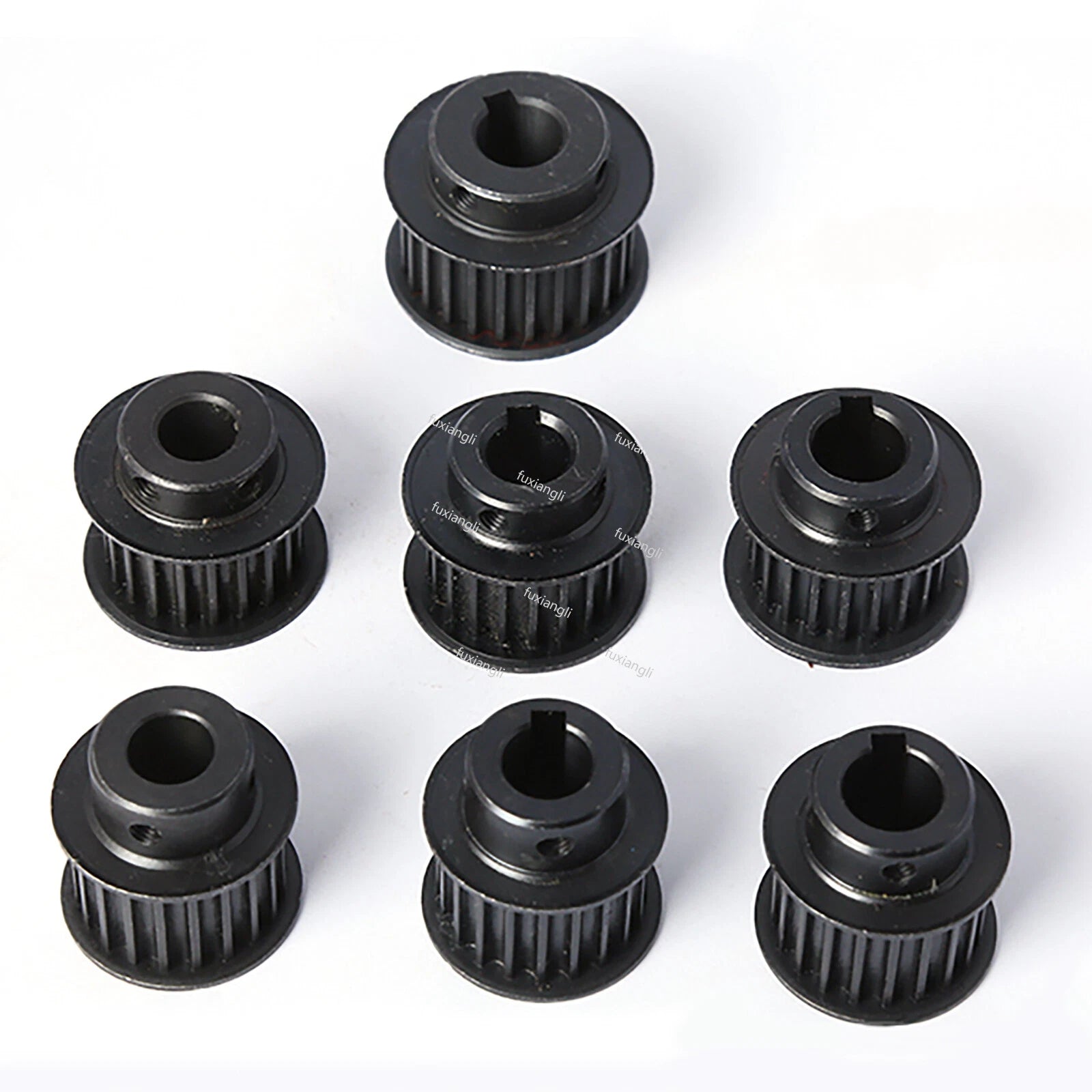 HTD-5M 15T-72T Timing Belt Pulleys Pitch 5mm Width 27mm BF With Keyway 45# Steel