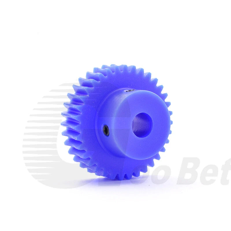 Module 1 Steel Worm Shaft Plastic Worm Gear Wheel 15 - 80 Tooth Nylon Precision