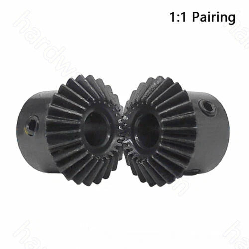 Mod 1/1.5/2 Bevel Gear 15T-30T Bore 5 6 6.35 8 10 12 - 16 mm 90° 1:1 1:2 Using