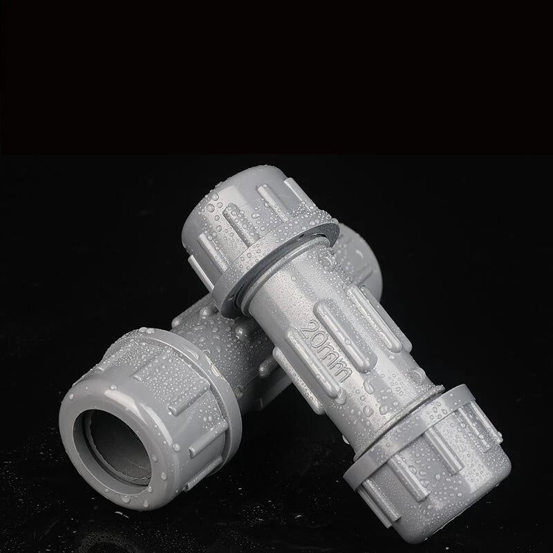 PVC Pipe Quick Connector Adapter Coupling 20-160mm Compression Pipe Fittings